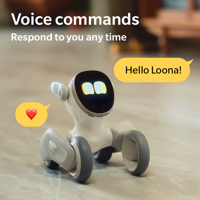 Loona Premium Pametni Robot, AI PETBOT s Stanicom za Punjenje, KEYi Tech