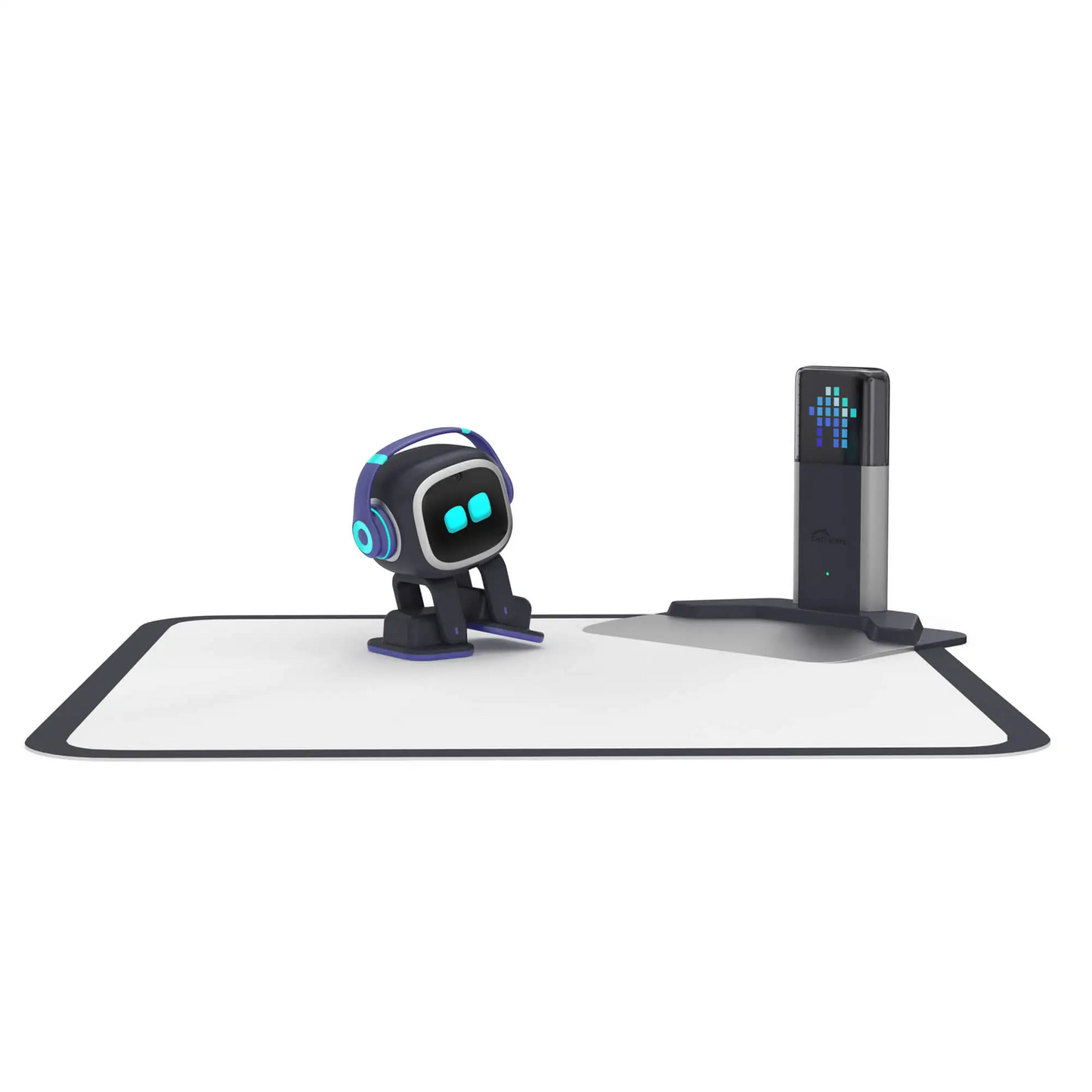 EMO Go Home Robot, AI kućni ljubimac za radnu površinu s punjačem, Living.AI